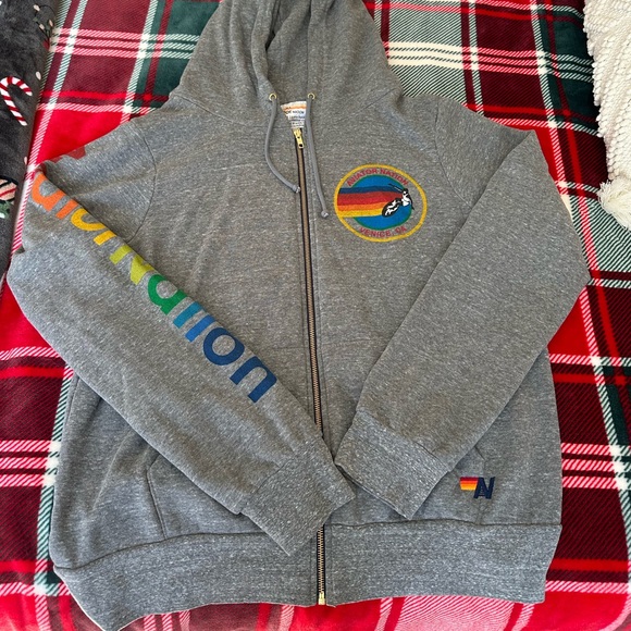 BRAND NEW Aviator nation zip up hoodie - Picture 7 of 13